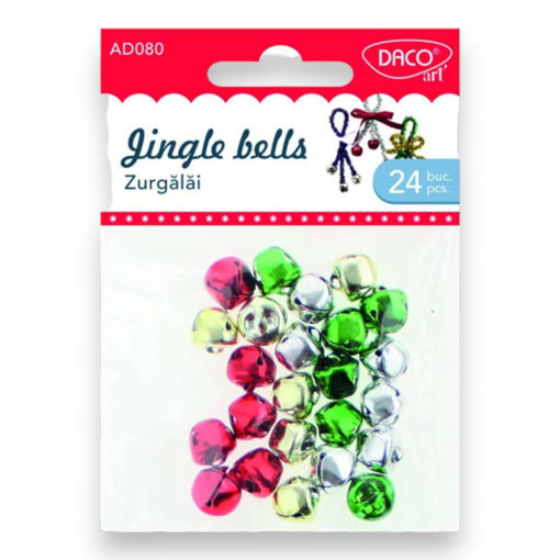 Picture of DACO JINGLE BELLS ASSORTED COLOURS - 24 PIECES